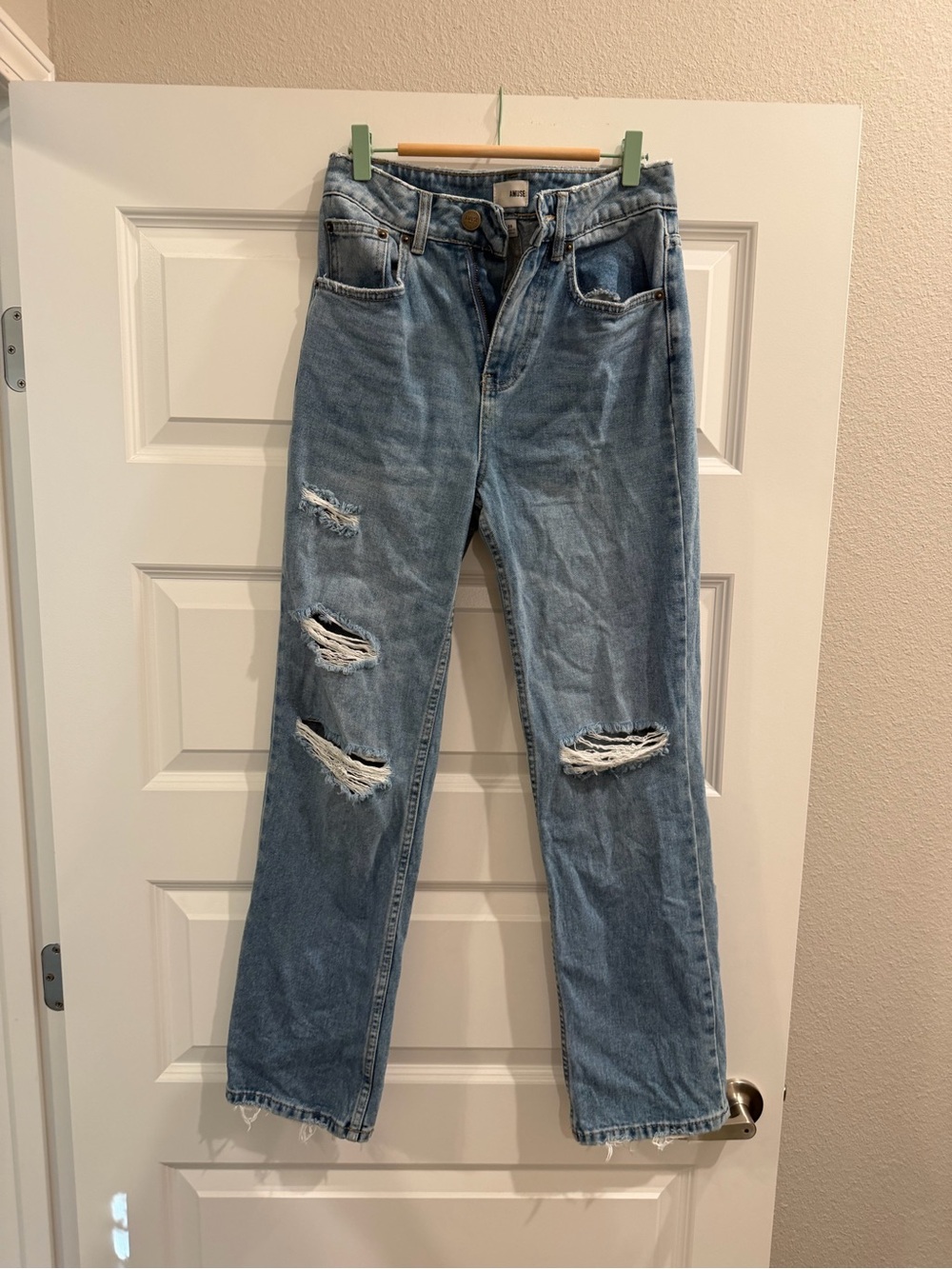 Amuse Society Beach Vida Straight Leg Jean